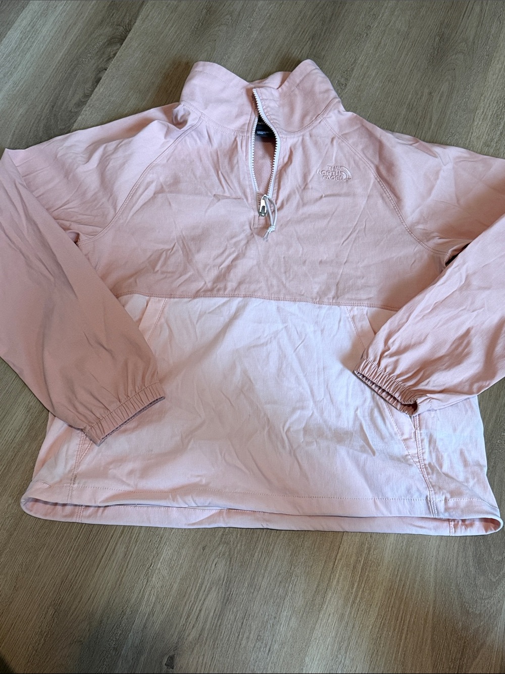 The North Face Blush Pink Quarter-Zip Pullover -1